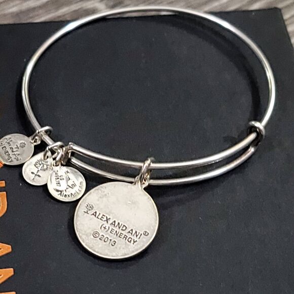 Alex and Ani Letter J Initial Charm Bracelet - Picture 6 of 8